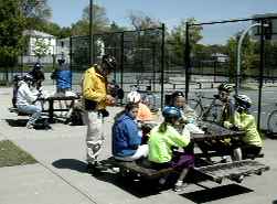 Lunch at Ryan Playground in Mattapan